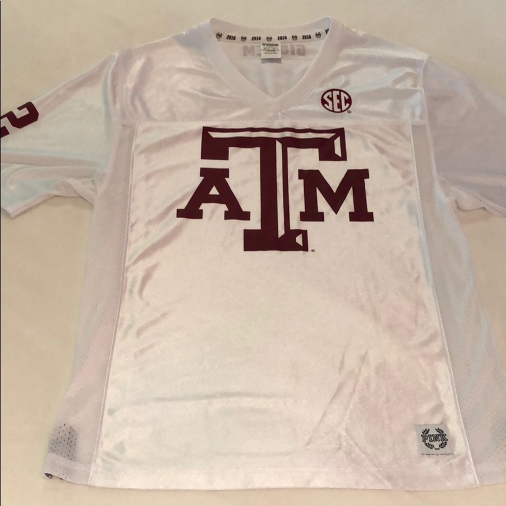 PINK A&M White Jersey